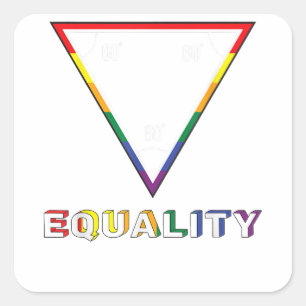 Gay Pride Shirt Gay Pride Flag LGBTQ Funny Gift Ma Square Sticker