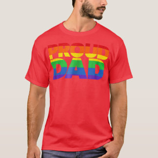 Gay Pride Shirt Proud Dad LGBT Parent Father's Day