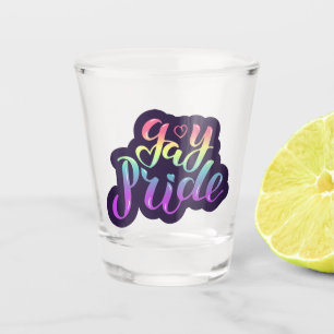 Gay Pride Shot Glass