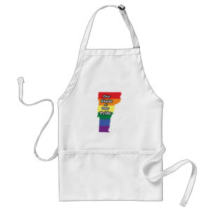 Gay Pride State Vermont Standard Apron