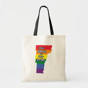 Gay Pride State   Vermont Tote Bag