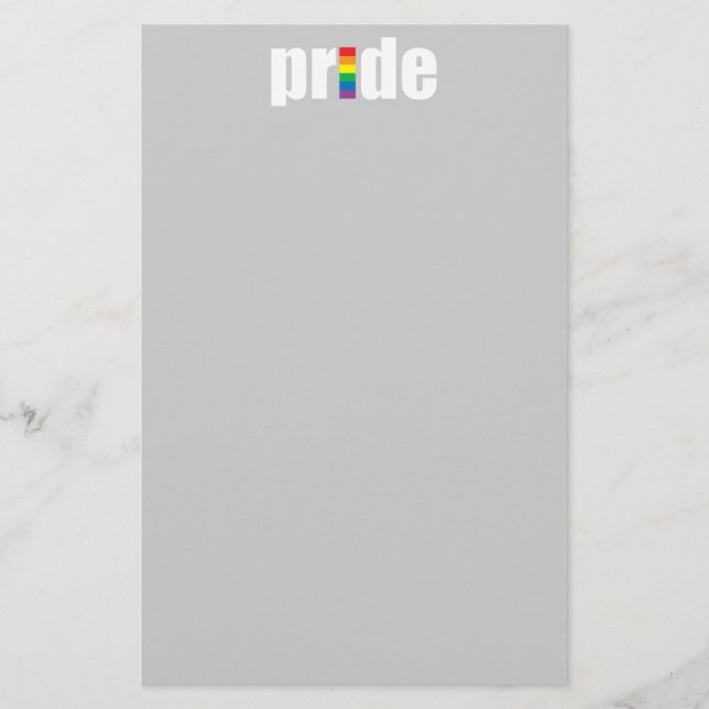 Gay Pride Stationery (Front)