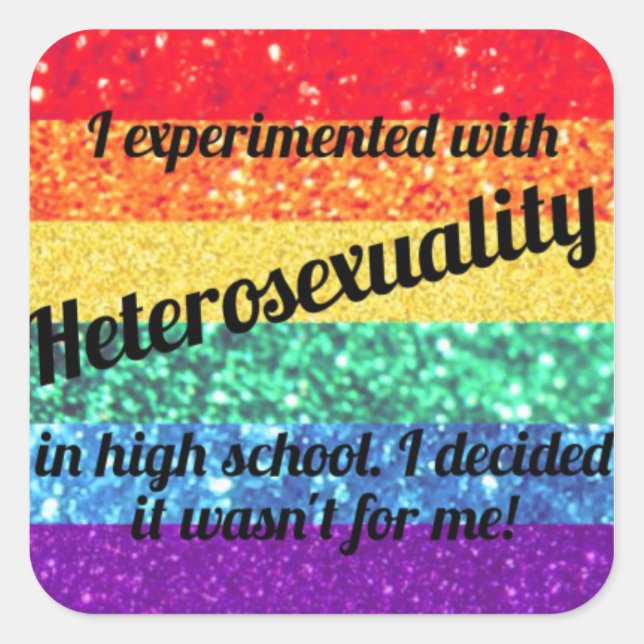 Gay pride sticker (Front)