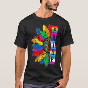 Gay Pride Sunflower LGBT Awareness Month 2022  T-Shirt