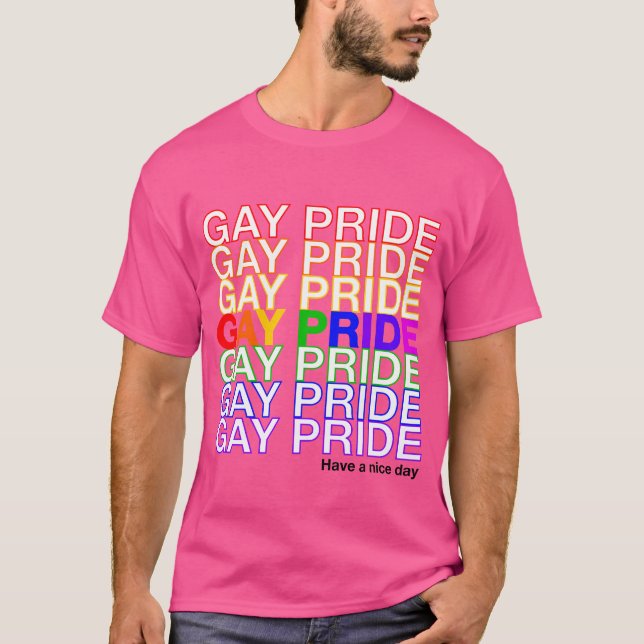 Gay Pride T-Shirt (Front)