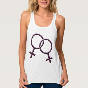Gay Pride Tank Top Women's Lesbian Love Shirts
