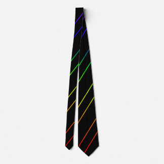 Gay Pride Tie Thin Stripes