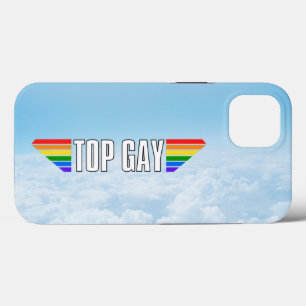 Gay Pride Top Gay Pride Rainbow Flag LGBT LGBTQ iPhone 13 Case