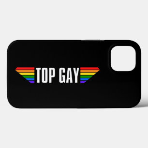 Gay Pride Top Gay Pride Rainbow Flag LGBT LGBTQ iPhone 13 Case