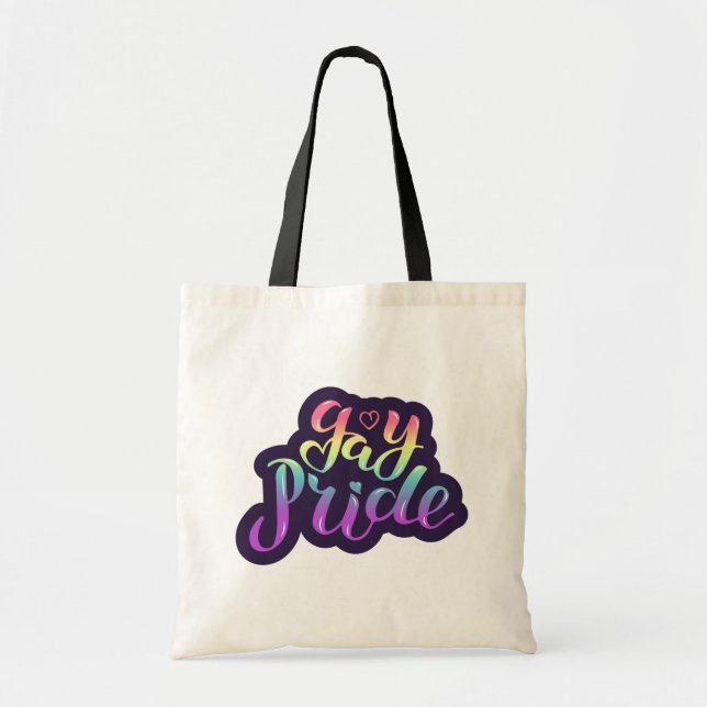 Gay Pride Tote Bag (Front)