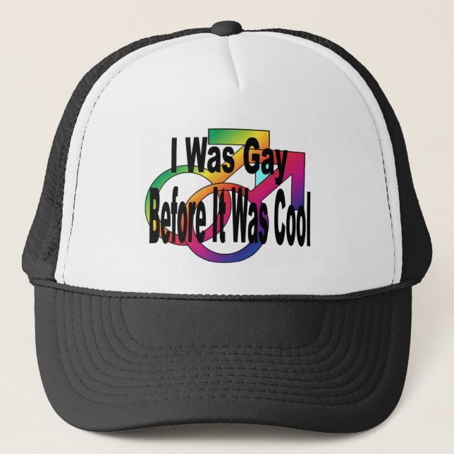 Gay PRide Trucker Hat (Front)