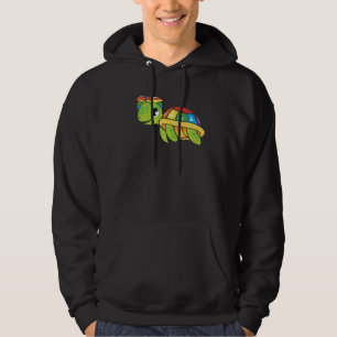 Gay Pride Turtle LGBT Q Cute Animal Rainbow Pride  Hoodie