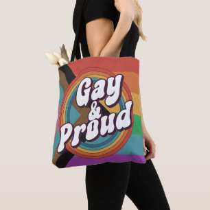 Gay & Proud Pride LGBTQ+ Tote Bag
