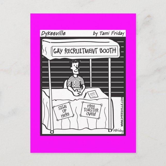 Gay Recruit Postcard (Front)