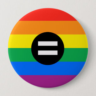 Gay Rights Flag 10 Cm Round Badge