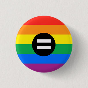 Gay Rights Flag 3 Cm Round Badge