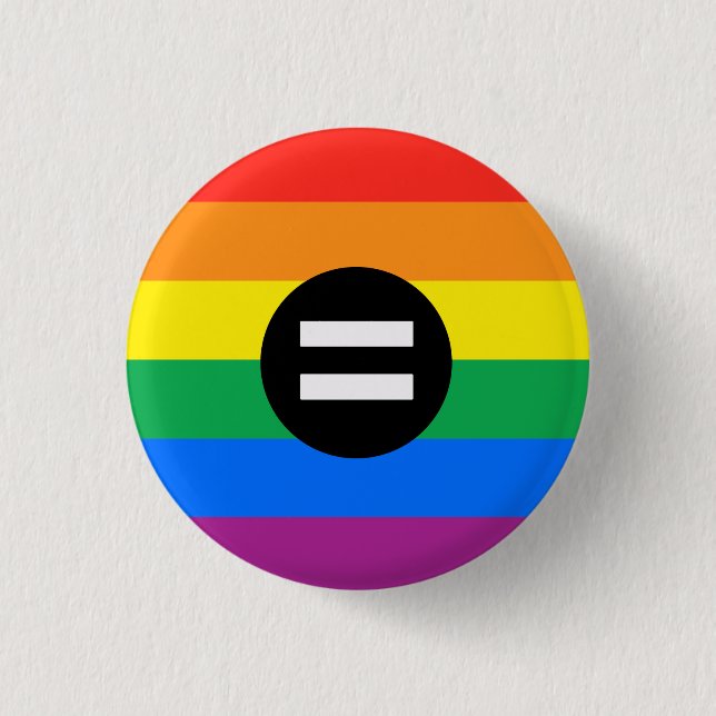 Gay Rights Flag 3 Cm Round Badge (Front)