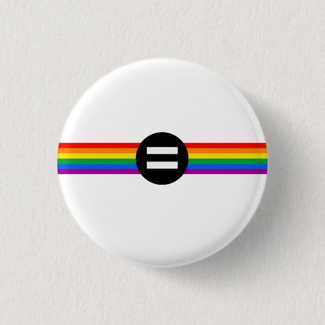 Gay Rights Flag 3 Cm Round Badge (Front)