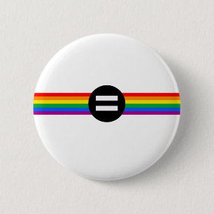 Gay Rights Flag 6 Cm Round Badge