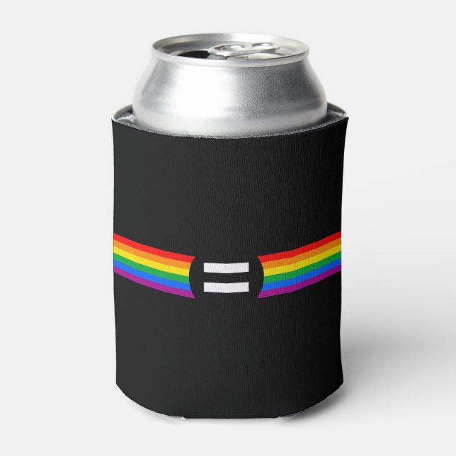 Gay Rights Flag Can Cooler (Can Front)