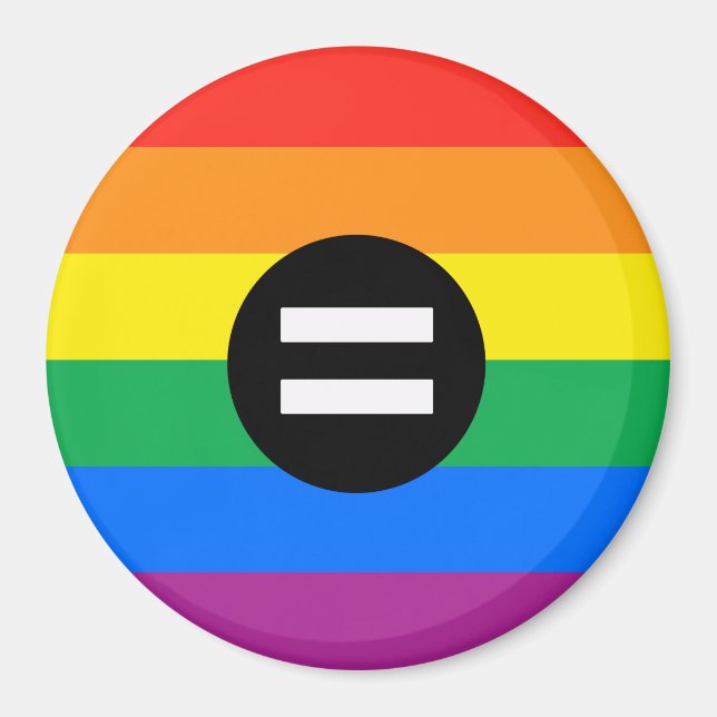 Gay Rights Flag Magnet (Front)