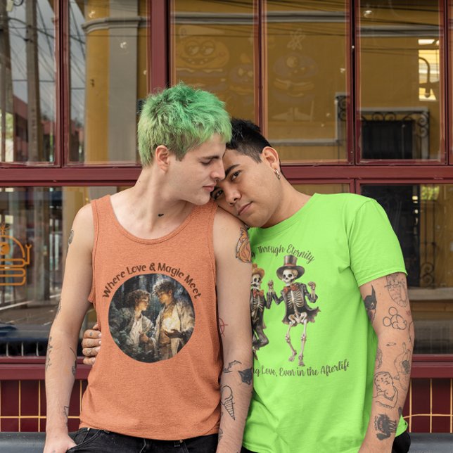 🌈Gay Romance Where Love & Magic Meet💀 T-Shirt (Creator Uploaded)