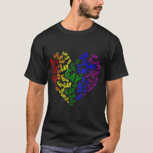 Gay Say Gay Say Love Stay Proud LGBTQ Gay Rights T-Shirt