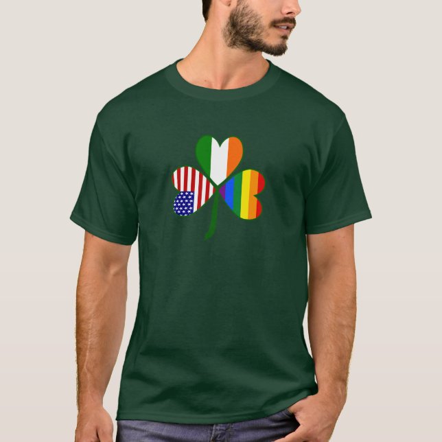 Gay Shamrock T-Shirt (Front)