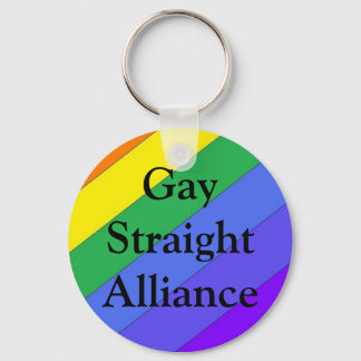 Gay Straight Alliance Key Ring