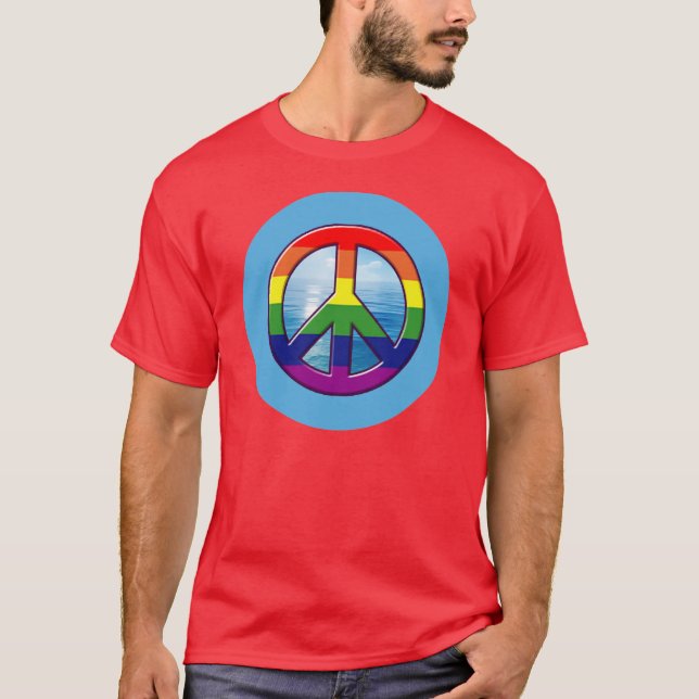 GAY Tshirts - Peace 02 (Front)