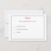 Gay Tuxedo Wedding Invitation Response Card
