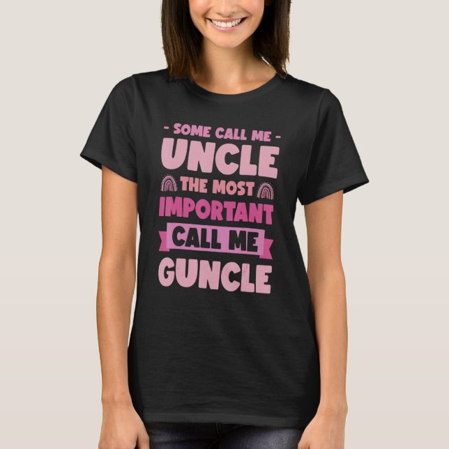 Gay Uncle Pride Guncle 8 T-Shirt (Front)