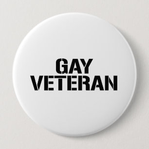 GAY VETERAN 10 CM ROUND BADGE