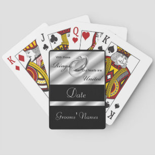 Gay Wedding deck of Playing Cards Favours