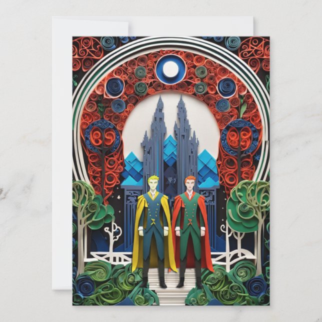 Gay Wedding Invitation (Front)