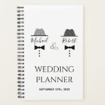 Gay Wedding Planner<br><div class="desc">Plan your perfect day with this modern,  elegant,  and chic black and white Gay Wedding Planner. Designed to keep your celebration organised and stylish,  this unique planner offers a seamless experience for same-sex couples looking to create a memorable and beautiful wedding.</div>