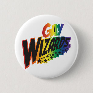 Gay Wizards 6 Cm Round Badge