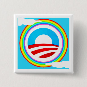 GAY WOMEN FOR BARACK OBAMA CAMPAIGN BUTTON