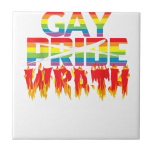 Gay Wrath Not Gay Pride - July Celebration T Shirt Tile