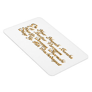 Gayatri mantra magnet