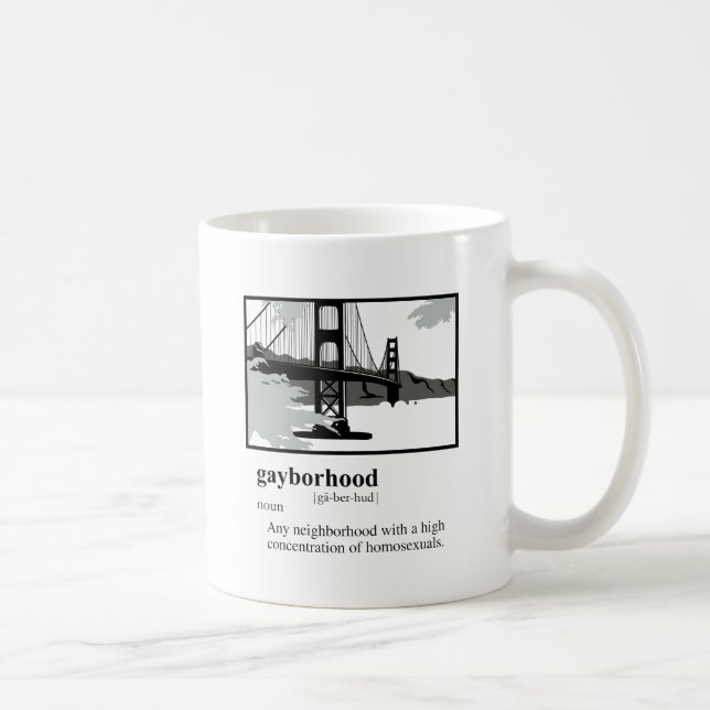 GAYBORHOOD COFFEE MUG (Right)