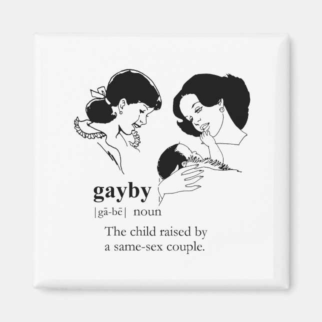 GAYBY (Lesbian) Magnet (Front)