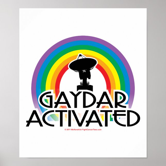 Gaydar Activated Poster (Front)