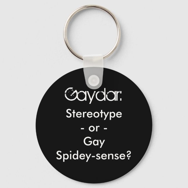 Gaydar Key Ring (Front)