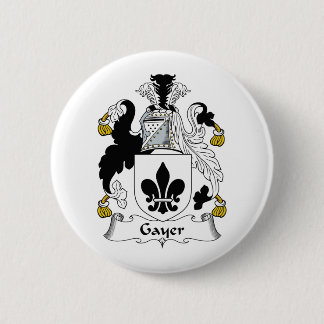 Gayer Family Crest 6 Cm Round Badge