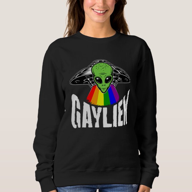 Gaylien Gay Bear Pride For Men Women Cute Lgbtq  1 Sweatshirt (Front)
