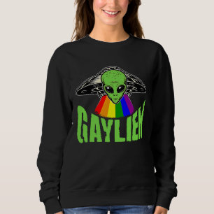 Gaylien Gay Bear  Pride For Men Women Cute Lgbtq   Sweatshirt