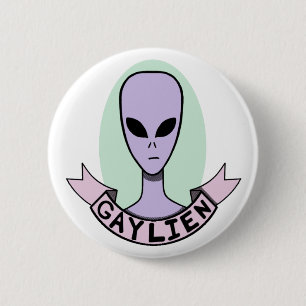 Gaylien [PIN] 6 Cm Round Badge