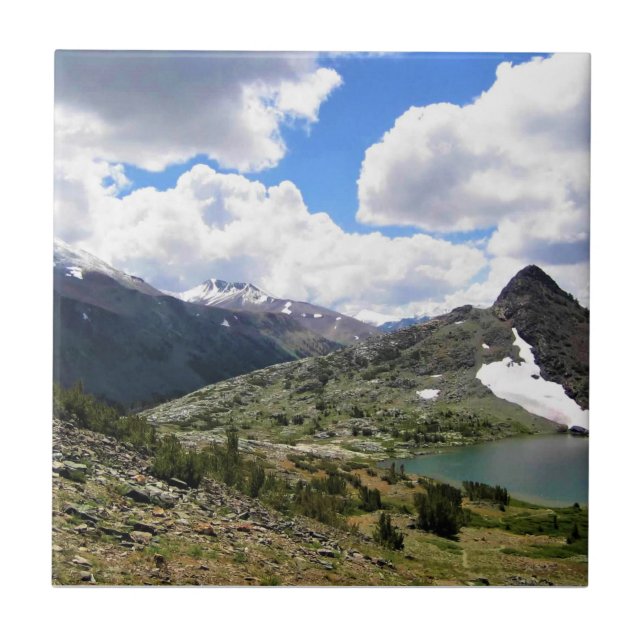 Gaylor Lakes, Tioga Pass, Yosemite, CA Tile (Front)
