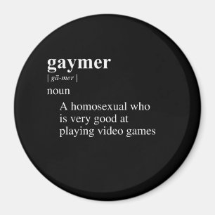GAYMER DEFINITION MAGNET